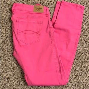Abercrombie pink jeans